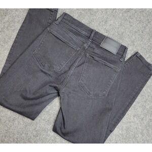Lucky Brand Jeans Womens 2/26A Black Denim Streetwear Ava Mid Rise Skinny Leg